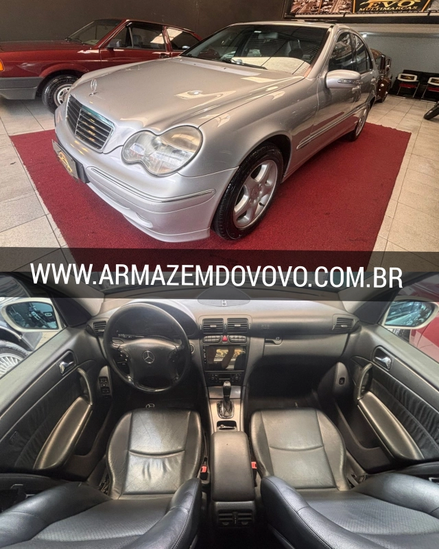 C200 — Mercedes Benz C200 (2002) — Foto principal do anúncio | Armazém do Vovô
