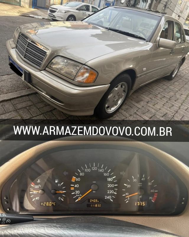 C180 — Mercedes Benz C180 (1998) — Foto principal do anúncio | Armazém do Vovô